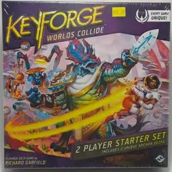 KeyForge: Worlds Collide - Two-Player Starter Set - Card Game 841333110352 - Image 1