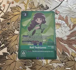 Digimon Card Game Ruli Tsukiyono Box Topper - RB1-034 NM - Digimon TCG - Image 1