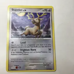 Stantler Pokemon card level 28 HP 70 113/132 Basic Regular 2007 - Image 1