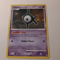 Unown [K] Pokemon Card Level 15 HP 60 Basic 2007 68/132 Regular - Image 1