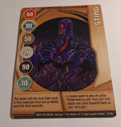 BAKUGAN Battle Brawler "STING" Metal Card 24/48c BA267 - Image 1