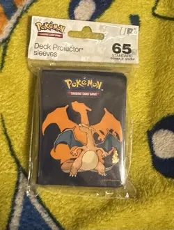 Charizard- POKEMON TCG - ULTRA PRO DECK PROTECTOR CARD SLEEVES 65 Ct. NEW🔥. - Image 1