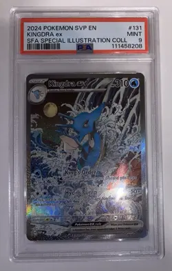 Kingdra EX 131 Scarlet & Violet Promo Holo Pokemon TCG Card PSA 9 - Image 1