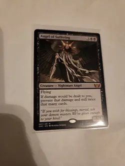 MTG Angel of Suffering #067 Mythic Regular Card Streets of New Capenna LP - Image 1