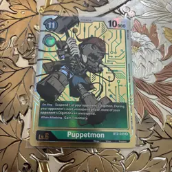 Digimon Card Game Puppetmon Alternate Art Foil - BT2-049 - NM - Digimon TCG - Image 1
