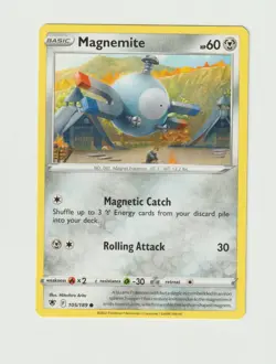 Magnemite Pokemon TCG SWSH10 Sword & Shield Astral Radiance Card 105/189 - Image 1