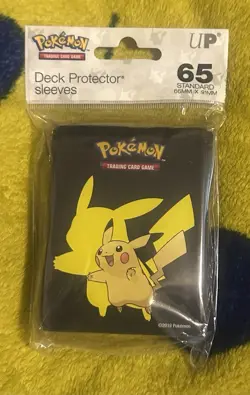Pikachu Ultra Pro Standard Deck Protector Card Sleeve - Image 1