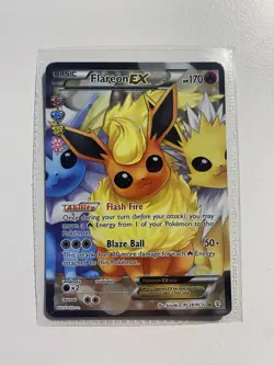 Pokemon TCG Flareon EX Full Art Holo Card RC28-32 Generations Radiant Collection - Image 1