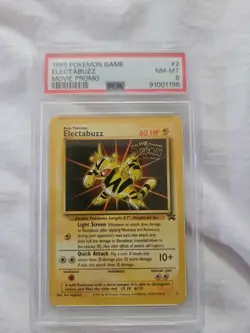 1999 Pokemon Electabuzz Movie Promo Card PSA 8 NM-MT #2 - Image 1