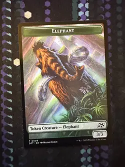 Insect / Elephant TDFT Aetherdrift MTG 7-6 TOKEN M/NM 1x - Image 1