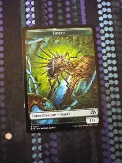 Insect / Elephant TDFT Aetherdrift MTG 7-6 TOKEN M/NM 1x - Image 2