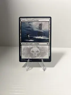 MTG Magic the Gathering Snow-Covered Swamp (280/551) Kaldheim LP - Image 1