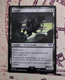 MTG Nazgul 0332 Lord of the Rings Tales of Middle Earth NM - Image 1
