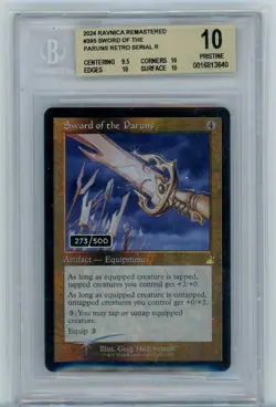 MTG Ravnica Remastered - Sword of the Paruns Serialized 273/500 - 10 BGS - Image 1