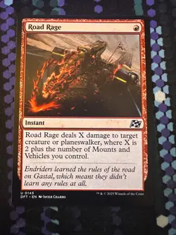 MTG Magic the Gathering Road Rage (145/579) Aetherdrift LP - Image 1