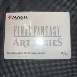 MTG Final Fantasy Art Series Rabanastre, Royal City x1 NM Art Card Gold Stamped - Image 2