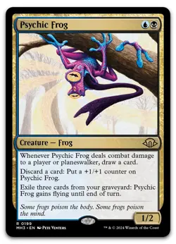 Psychic Frog #199 (NM) Modern Horizons 3 MH3 Magic MTG - Image 1