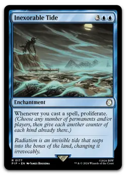 Inexorable Tide #177 (NM) Fallout PIP Magic MTG - Image 1