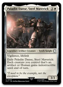 Paladin Danse, Steel Maverick #20 (NM) Fallout PIP Magic MTG - Image 1