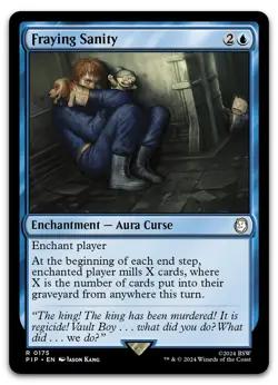 Fraying Sanity #175 (NM) Fallout PIP Magic MTG - Image 1