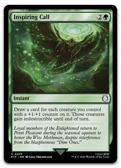 Inspiring Call #203 (NM) Fallout PIP Magic MTG - Image 1