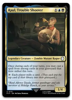 Raul, Trouble Shooter #115 (NM) Fallout PIP Magic MTG - Image 1