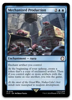 Mechanized Production #178 (NM) Fallout PIP Magic MTG - Image 1