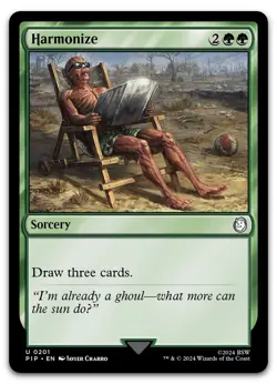 Harmonize #201 (NM) Fallout PIP Magic MTG - Image 1