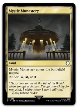 Mystic Monastery #275 (NM) Fallout PIP Magic MTG - Image 1
