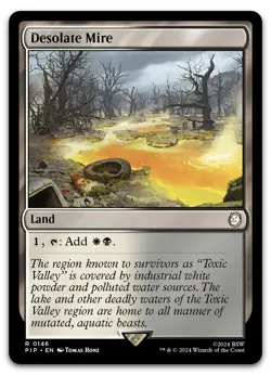 Desolate Mire #146 (NM) Fallout PIP Magic MTG - Image 1