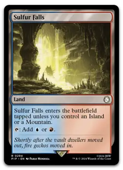 Sulfur Falls #294 (NM) Fallout PIP Magic MTG - Image 1