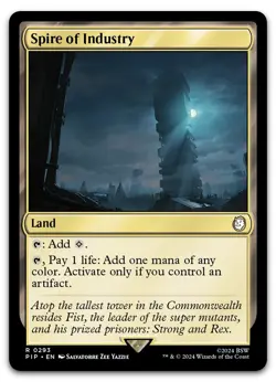 Spire of Industry #293 (NM) Fallout PIP Magic MTG - Image 1