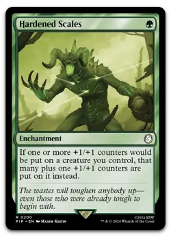 Hardened Scales #200 (NM) Fallout PIP Magic MTG - Image 1