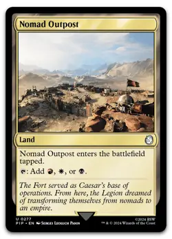 Nomad Outpost #277 (NM) Fallout PIP Magic MTG - Image 1
