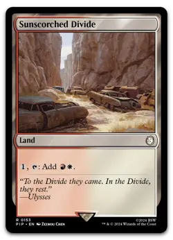 Sunscorched Divide #153 (NM) Fallout PIP Magic MTG - Image 1