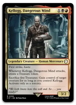 Kellogg, Dangerous Mind #106 (NM) Fallout PIP Magic MTG - Image 1