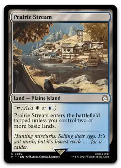 Prairie Stream #280 (NM) Fallout PIP Magic MTG - Image 1