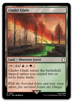 Cinder Glade #257 (NM) Fallout PIP Magic MTG - Image 1