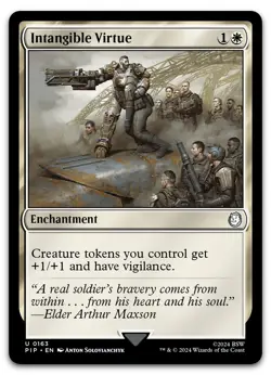 Intangible Virtue #163 (NM) Fallout PIP Magic MTG - Image 1