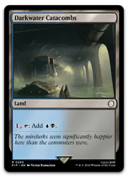 Darkwater Catacombs #260 (NM) Fallout PIP Magic MTG - Image 1