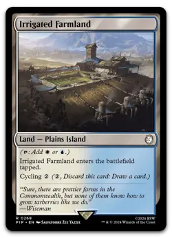 Irrigated Farmland #268 (NM) Fallout PIP Magic MTG - Image 1