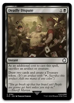 Deadly Dispute #184 (NM) Fallout PIP Magic MTG - Image 1
