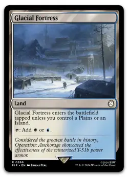Glacial Fortress #266 (NM) Fallout PIP Magic MTG - Image 1