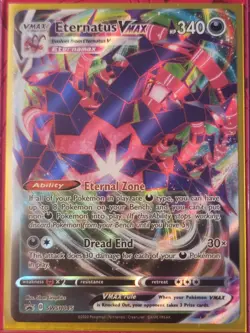 Eternatus V & Eternatus VMAX SWSH044 & SWSH045 Black Star Promo NM Pokemon - Image 1