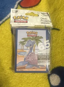 Pokemon TCG Ultra Pro Gallery Seaside Lapras Card Protector Sleeves 65 Count New - Image 1