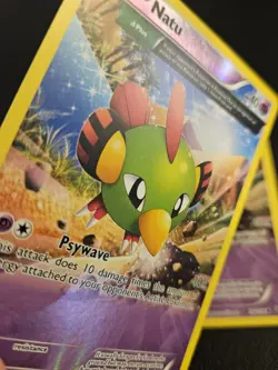 Natu 28/108 x2 1 Reverse Holo 1 Reg English Pokemon Roaring Skies LP/MP - Image 2