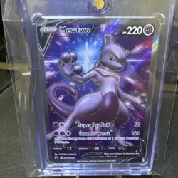 2022 Pokemon Mewtwo v Full Art Ultra Rare Sword & Shield Promo #SWSH229 - Image 1