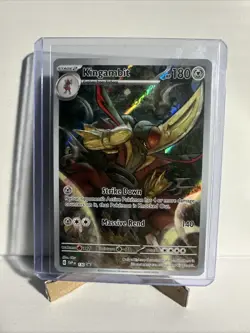 Kingambit 130 SVP Black Star Promo Illustration Rare Pokemon TCG - NM - Image 1