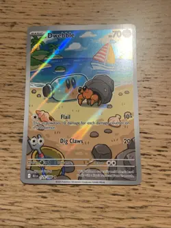 Pokemon TCG - Dwebble - 129/086 - IR- SV: Black Bolt *English Fresh out of pack - Image 1