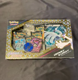 Pokemon Crown Zenith Lugia V & Unown V Special Collection Box Sealed - Image 1